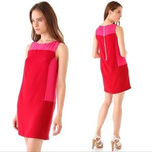 RAG & BONE Corina Silk Color Block Shift Dress. Size 4